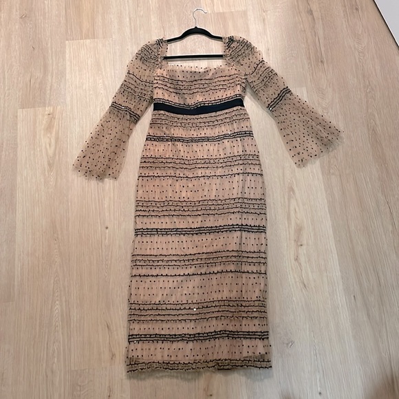Self Portrait Shirred Dress - Picture 2 of 6